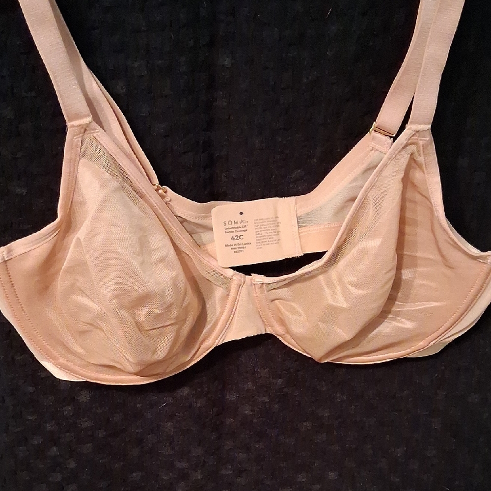 Soma Light Blush Seamless Underwire Bra